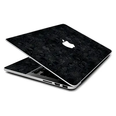 Skin Wrap For MacBook Pro 15 Inch Retina  Black Sticker Slap Design • $16.98