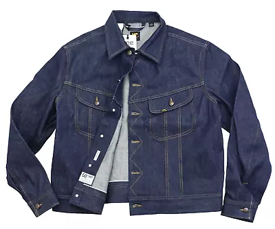 Lee 101 '50S Rider Jacket 101J Men's Size XL 13oz Japanese Selvedge Denim Italy • $224.10