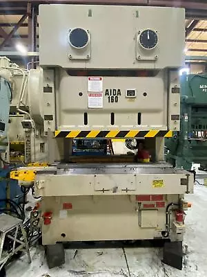 160 Ton Aida Model# NC2-160 (1) Used Double Crank Gap Mechanical Metal Stamping  • $99500