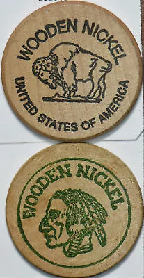 Wooden Nickel Virginia City Nevanda 292540 Combine Shipping • $38.99