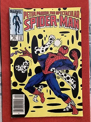 PETER PARKER The SPECTACULAR SPIDER-MAN # 99 - 2ND APPEARANCE SPOT -NEWS STAND • $14