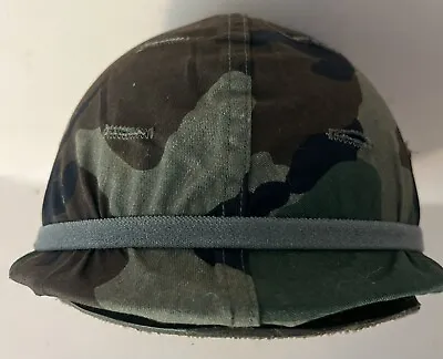 M1 Helmet Liner & Woodland Pattern Cover Complete Mixed 70s And 80s Parts • £80.76