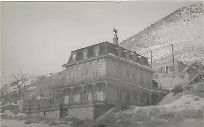 Savage Mansion Mine Co Office D St. Virginia City Nevada C1930 Photograph • $28