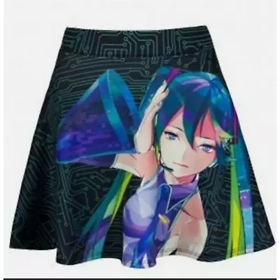 Hatsune Miku Skirt Circle Skater Vocaloid NEW Costume Cosplay Size L Welovefine • $18