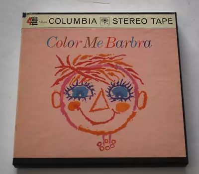 Vintage 1966 Barbra Streisand COLOR ME BARBRA - 4 Track Reel To Reel Album Tape • $5.95