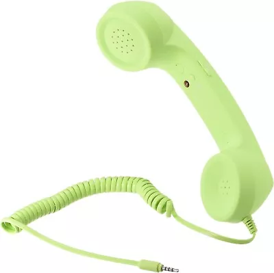 Retro Telephone 3.5mm Jack Handset Speaker Phone Receiver For Android Iphone • £12.99