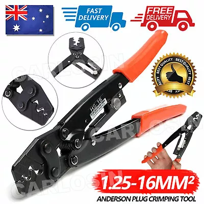 $17.95 • Buy Cable Crimping Plier 1.25-16mm² Wire Crimper Terminal Anderson Plug Crimp Tool