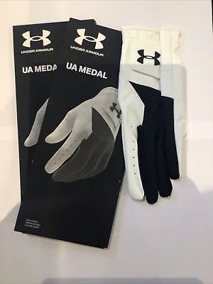 2 X Men’s Under Armour Medal Golf Glove - Medium/Large   ⛳️ Fantastic Buy • £16