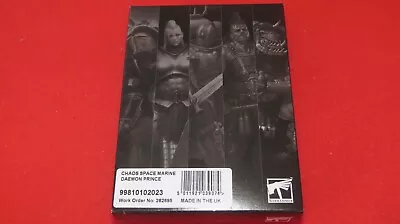 Games Workshop Warhammer 40k Chaos Space Marines Daemon Prince New BNIB OOP GW • £149.99