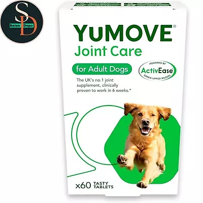 YuMOVE Joint Supplement For Adult Dogs Tablets Various Sizes- DIRECT FROM YuMOVE • £17.99