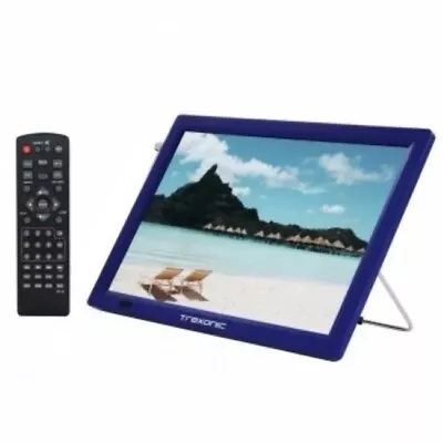 Trexonic 14” Blue Portable Widescreen LED TV TRX-14D W Warranty HDMI AV SD USB • $75.95