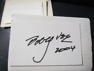Bobby Vee Signed Index Card  Beckett Pre-Certified • $50