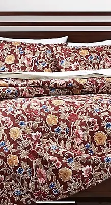 MARTHA STEWART  VTG CLIMBING BLOSSOMS KING Quilt  & 2 STD Pillow-shams Floral • $229