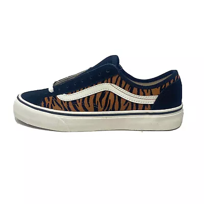 Vans Style 36 Decon SF Animal Stripe Print Men's 9.5 Black Skate Shoes New • $49.99