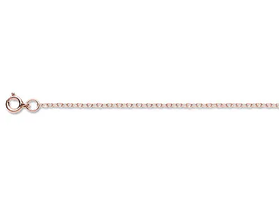 £36.99 • Buy 9ct Red Gold Trace Chain - 16 18 Inch UK MADE  Stamped 375  Branded Box