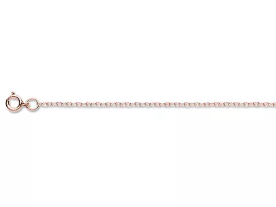 £36.99 • Buy 9ct Red Gold Trace Chain - 16 18 Inch UK MADE  Stamped 375  Branded Box