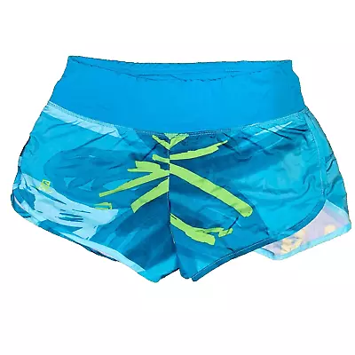 Salomon  Advanced Skin Active Dry Teal Blue Running Shorts Built In Underwear XS • £3.37