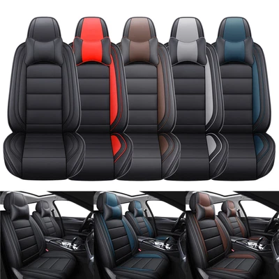 $85.99 • Buy For Mazda Car Seat Covers Front Rear 5 Seats Full Set Pu Leather