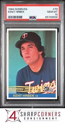 1984 Donruss #70 Kent Hrbek Twins Psa 10 B3920906-606 • $32