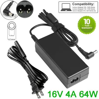 $11.49 • Buy 16V 4A 64W AC Adapter Charger For Sony Vaio Fujitsu Power Supply Cord 6.5*4.4mm