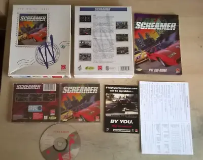 Screamer 1 - 1995 Pc Racing Game - Fast Post - Rare Big Box Edition • £9.99