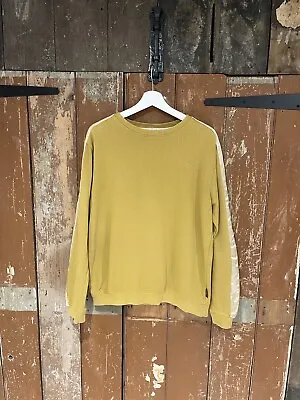 D-Struct Sweatshirt Jumper Top Men's Size Medium Cotton Gold Logo • £9.99