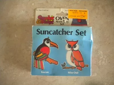 Makit & Bakit Oven Accessory Set Toucan & Owl Suncatchers Vintage 1983 Unopened • $4.95