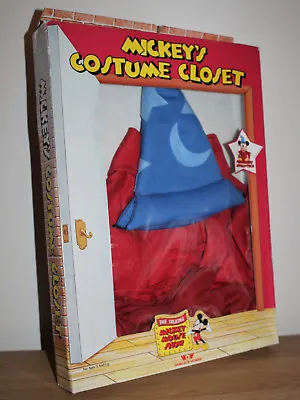 Talking Mickey Mouse Toy Sorcerer's Apprentice Costume Closet Worlds Of Wonder • £59.99