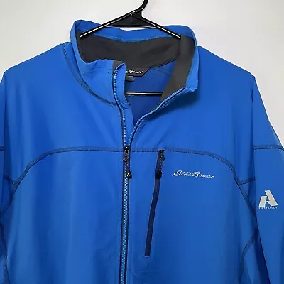 Eddie Bauer First Ascent Sandstone Soft Shell Jacket Mens Size XL Blue Full Zip • $31.45