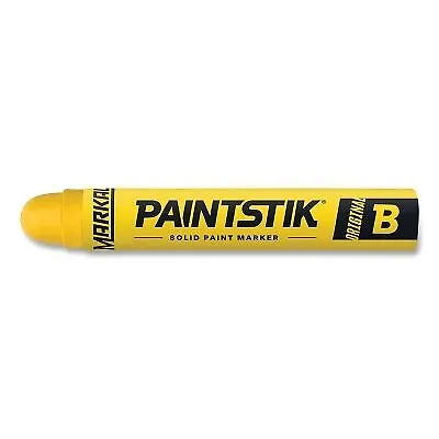 Paintstik Original B Solid Paint Marker 11/16 In Dia 4-3/4 In L Yellow LA-CO • $16.17