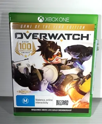 Overwatch Game Of The Year Edition Xbox One VGC Free Tracked Post • $11.95