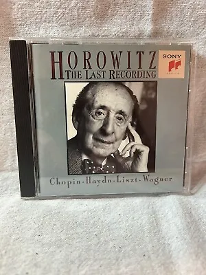 Vladimir Horowitz The Last Recording SK 45818 Sony Classical 1990 CD • $0.99