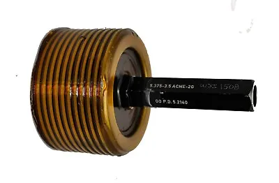 5-3/8 X 3.5  ACME 2G~ Thread Gage Ring Gage Set Plug - GO Not/GO - Gage Assembly • $465