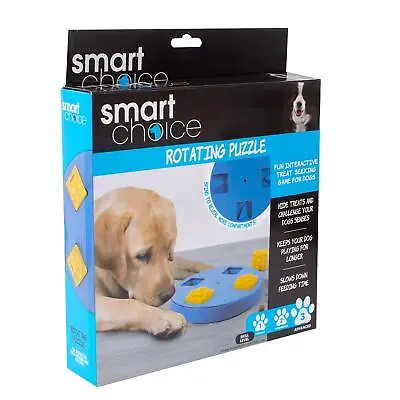 Puzzle Pet Feeder Bowl Treat Slow Feeding Interactive Game Dog Training Rewards • £10.99