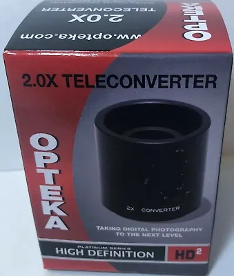 2006 Opteka 2.0X Teleconverter HD2  • $32.99