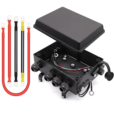 Winch Solenoid Relay Control Contactor Pre-Wired Box For 8000-17000lbs Electric • $90.29