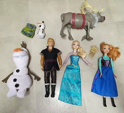 £29.02 • Buy Disney Frozen Anna Elsa Kristof Sven Olaf Troll Dolls