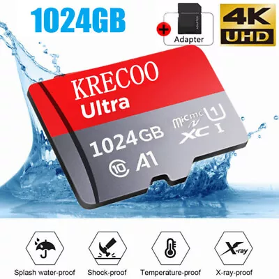 Micro SD Card TF 128GB 256GB 1TB Ultra C10 Phone Tablet Memory 4K Camera Tablet • $5.49