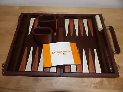 Vtg Travel Magnetic Backgammon Set • $16