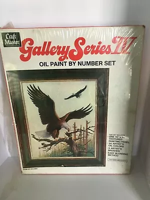 Craft Master Gallery Series IV Oil Paint By Number Set 16  X 20  The Bald Eagle • $49.99