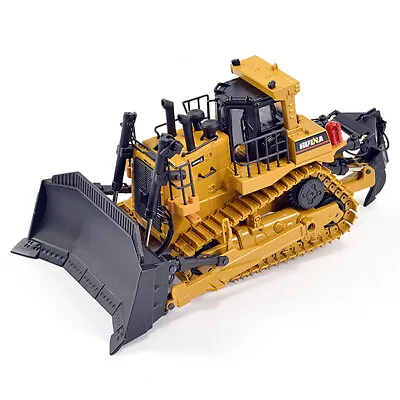 Huina 1:50 Diecast Bulldozer Earthmover Highly Detailed Static Display Model • £54.49