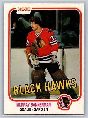 1981 OPC #68 Murray Bannerman Chicago Black Hawks Rookie RC • $3.99