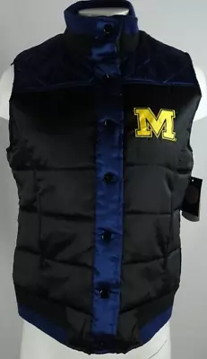 University Of Michigan Wolverines NCAA Women's Puffer Vest • $18.99