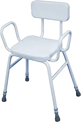 £67.99 • Buy Aidapt Malling Height Adjustable Perching Stool Chair With Arms & Padded Back