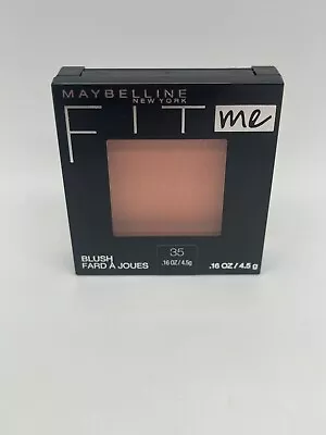 Maybelline Fit Me Blush 35 CORAL Smooth .16oz New Sealed • $7.88