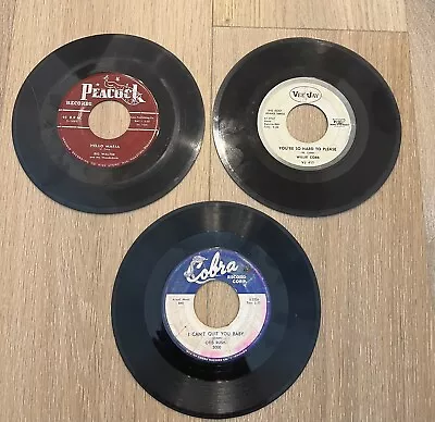 (3) Blues Rocker 45 Otis Rush- Cobra- Big Walter- Peacock-Willie Cobb- VJ LOOK • $34.99