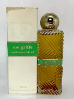 £144.58 • Buy Ma Griffe Bath Oil 3.0 Oz. By Carven. Vintage. NIB