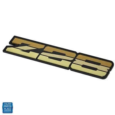 1985-87 Camaro Z28 Rocker Emblem Gold GM 20544149 • $51.99