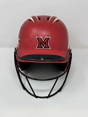 2013 Miami Ohio University RedHawks Game Worn Mizuno Baseball Batting Helmet • $45.95