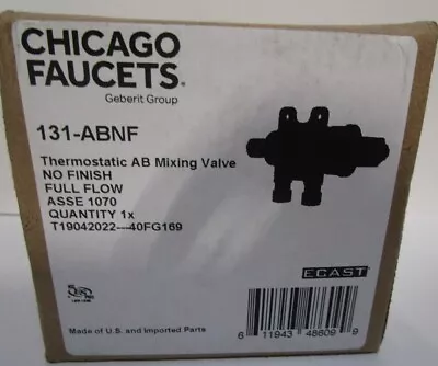 Chicago Faucets 131-ABNF Ecast Thermostatic Mixing Valve • $99.99